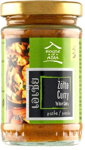 Pasta żółte Curry HOUSE OF ASIA / 113g