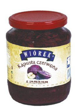 Kapusta czerwona z jabłkiem w słoiku / 720 ml