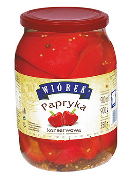 Papryka konserwowa w słoiku / 900 ml