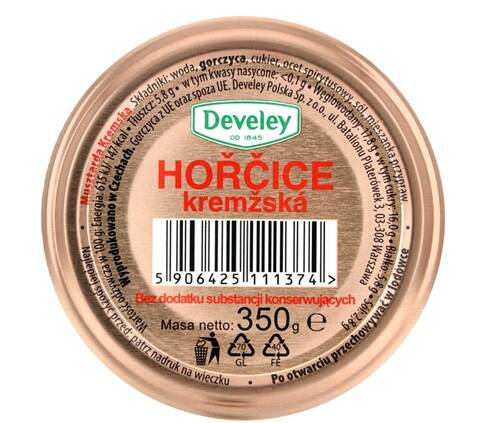 Musztarda Kremska Horcice - 350g - Develey