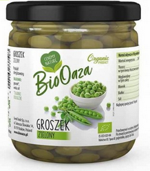 Groszek zielony w słoiku - 370ml - Bio Oaza