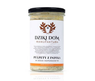 Pulpety z indyka (w sosie koperkowym) / 470g