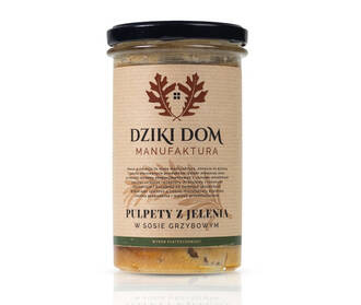 Pulpety z Jelenia w sosie grzybowym / 490g