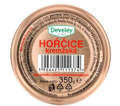 Musztarda Kremska Horcice - 350g - Develey