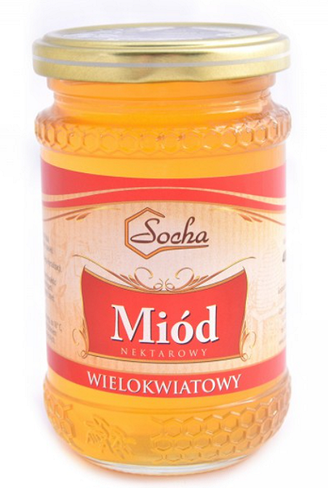 Miód wielokwiatowy 400g - Polski