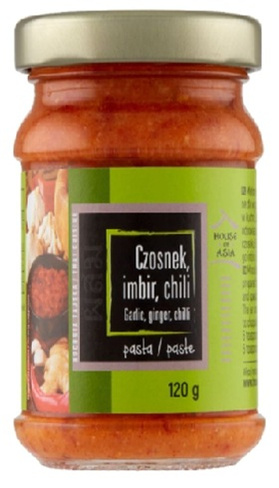 Pasta Czosnek, Imbir i Chili HOUSE OF ASIA / 120g