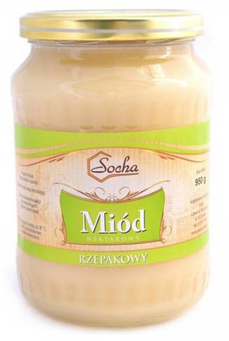 Miód rzepakowy 950g - Polski