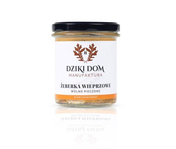 Żeberka wieprzowe wolno pieczone / 290g