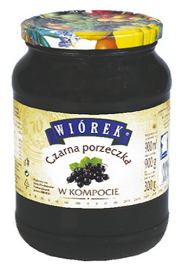 Kompot z czarnej porzeczki / 900 ml