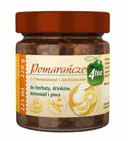 Pomarańcze z cynamonem i goździkami 4tea 225ml