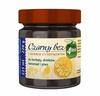 Czarny Bez z sokiem cytrynowym 4tea 225ml